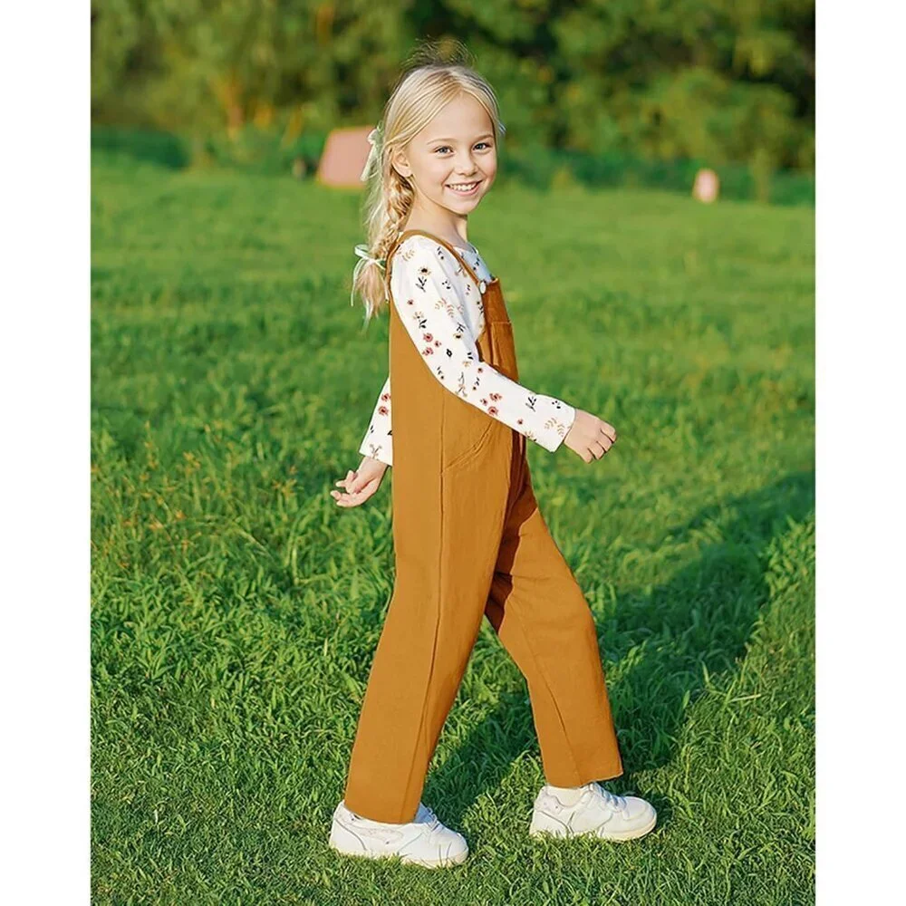 Toddler Girl Clothes 1-5T Baby Girl Outfits Fall Winter Stripe Floral Long Sleev